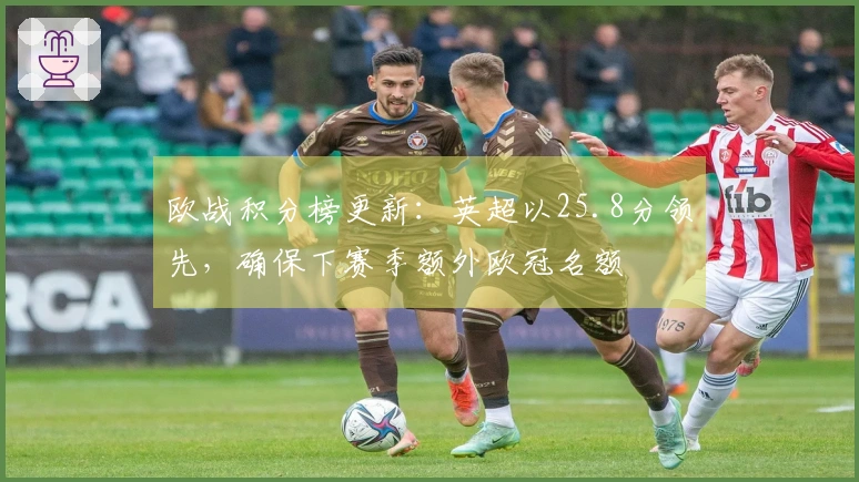 欧战积分榜更新：英超以25.8分领先，确保下赛季额外欧冠名额